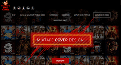Desktop Screenshot of mixtapecoverking.com